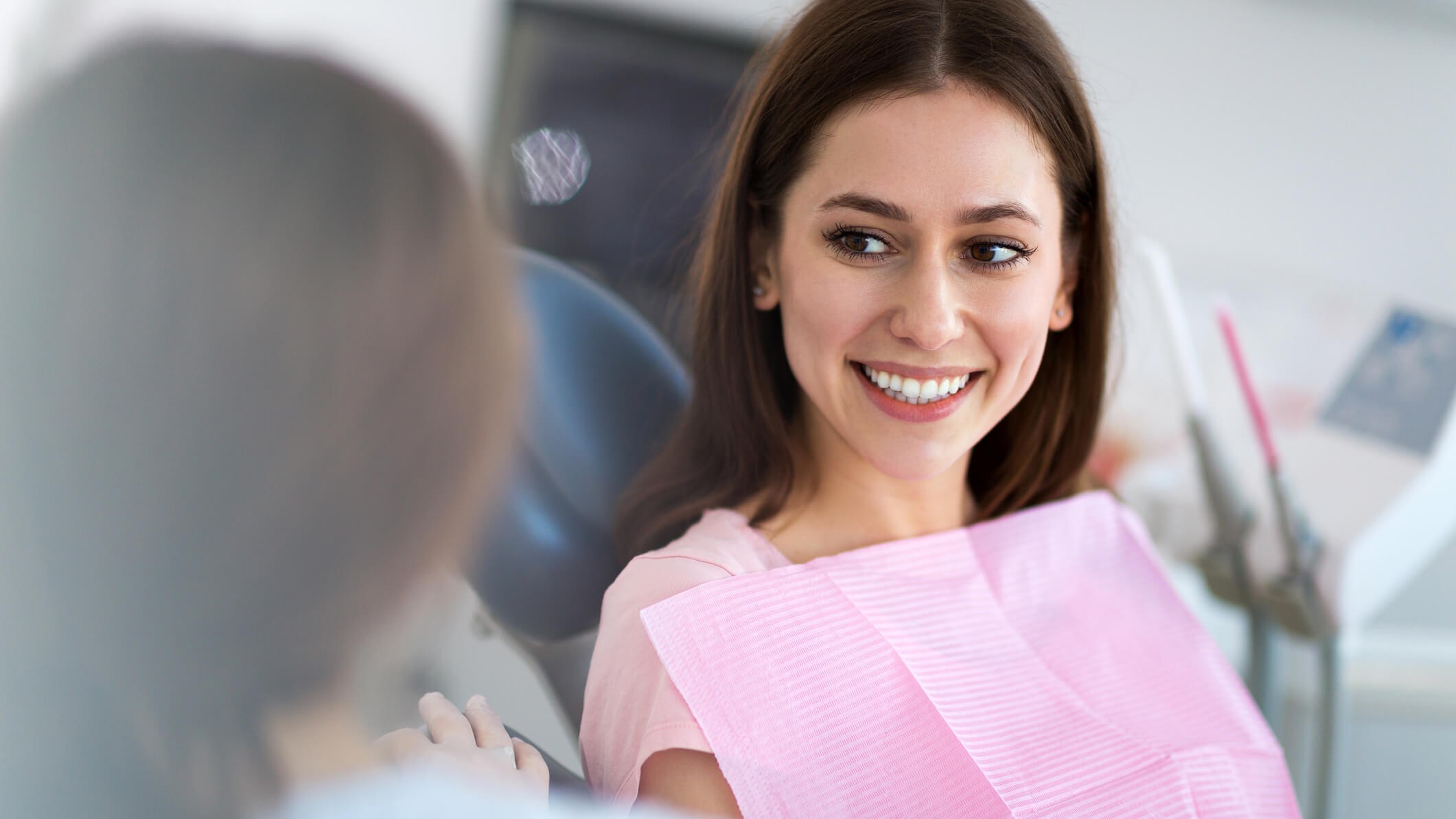 woman at dentist